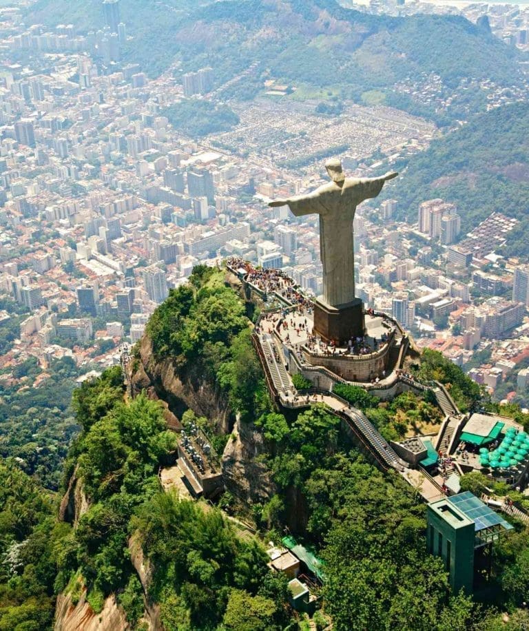 Visiting Christ the Redeemer in Corcovado, Rio de Janeiro