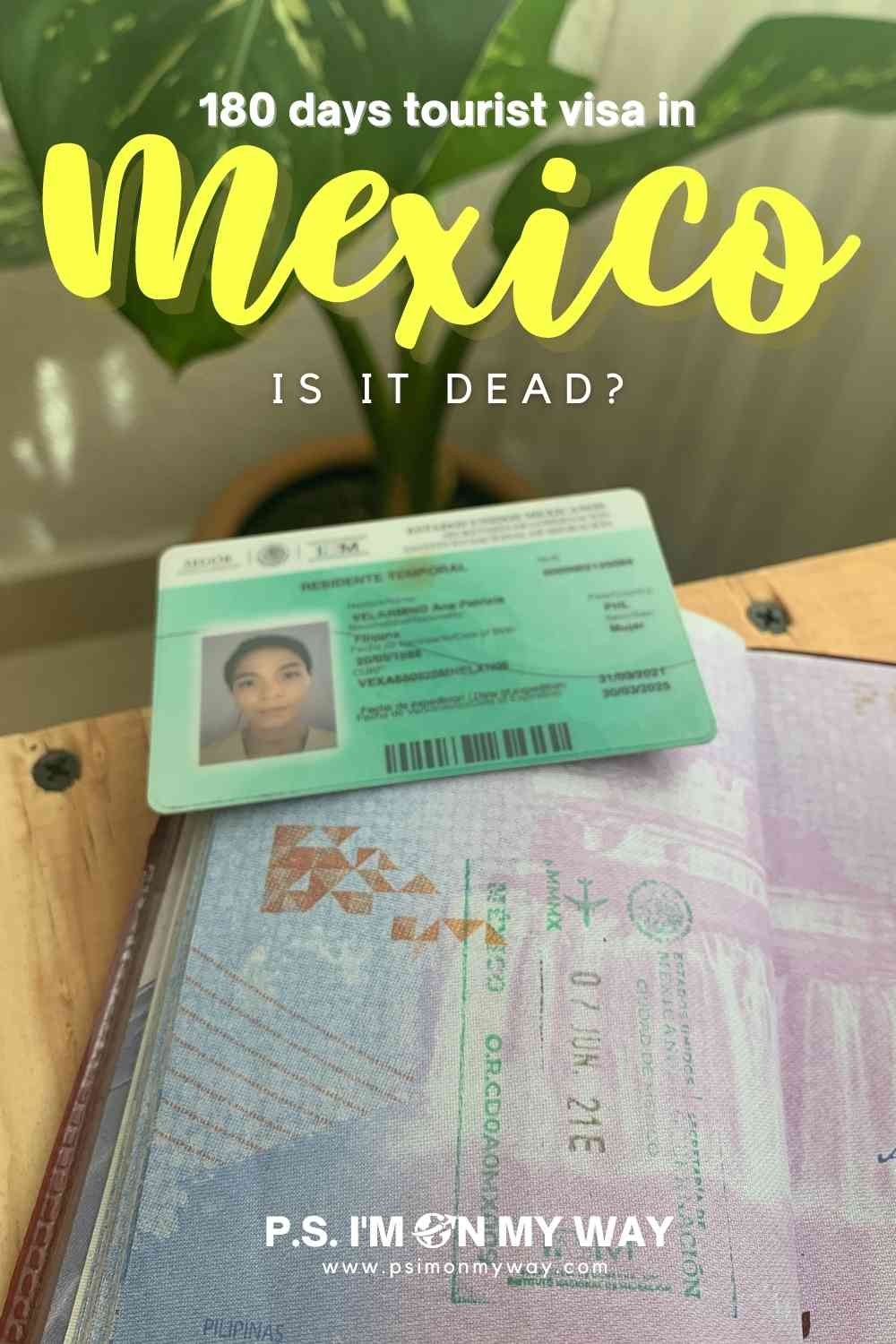 180 days Mexican tourist visa